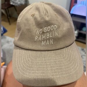 “No Good Ramblin Man” Zach Bryan hat